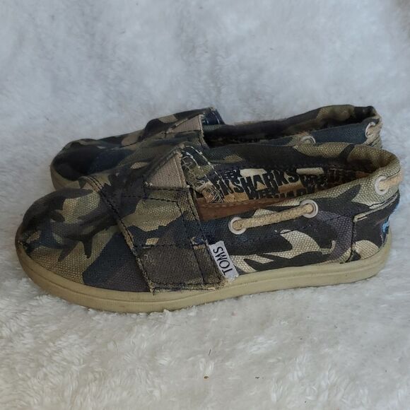 Toms Camouflage Shoes 8T - Picture 3 of 9